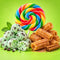 Food & Drinks — colorful product collection
