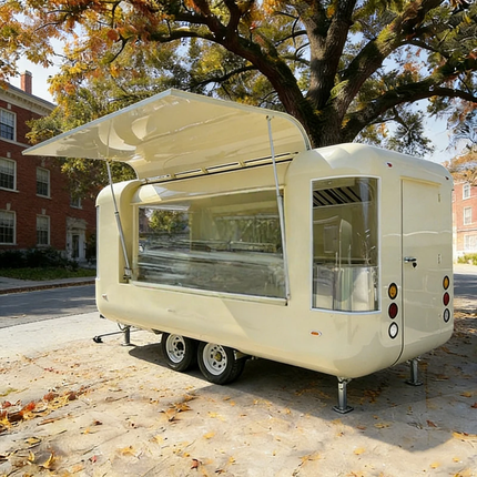 Commercial Food Truck Trailer - Full Kitchen Mobile Bar