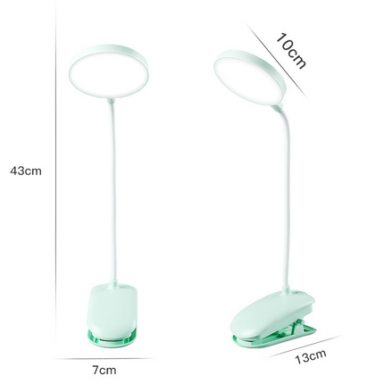 Bright LED Table Lamp Study Desk Reading Book Lamp Eye-care Bedside Bedroom Battery Desk Light For Student Office LED Stand Decorative Table Lamp Cute Study Lamps for Bedroom Décor