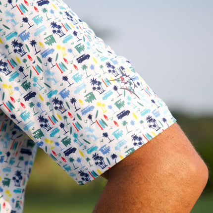 Surfs up Performance Polo