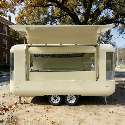 Commercial Food Truck Trailer - Full Kitchen Mobile Bar
