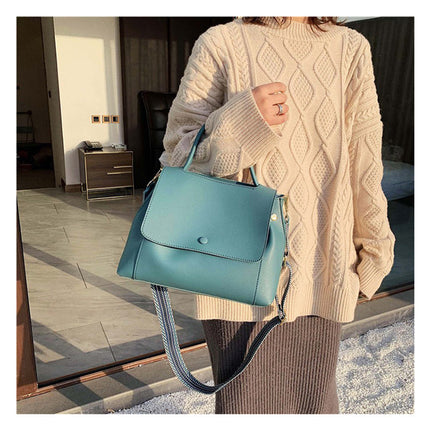 Casual Simple Leather Crossbody Bag For Women And Girls Designer Shoulder Messenger Travel Bag For Ladies
