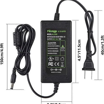 Power Supply Cord for Shemax Nail Dust Collectors