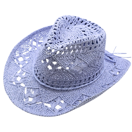 Cowgirl Straw Hat – Lightweight Western Style in 6 Colors