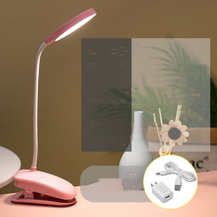 Bright LED Table Lamp Study Desk Reading Book Lamp Eye-care Bedside Bedroom Battery Desk Light For Student Office LED Stand Decorative Table Lamp Cute Study Lamps for Bedroom Décor