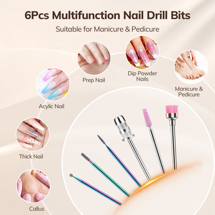 Wand™ Nail Drill - Cherry Print - 35,000 RPM Rechargeable