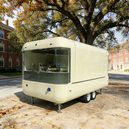 Commercial Food Truck Trailer - Full Kitchen Mobile Bar
