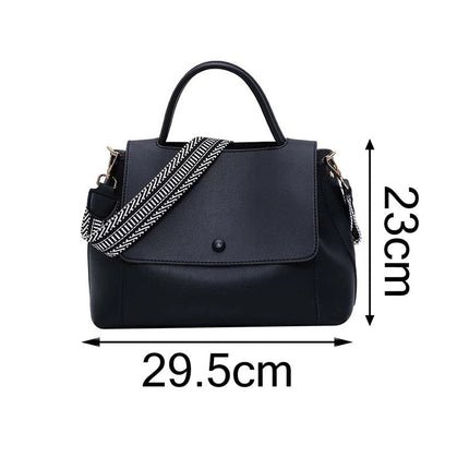 Casual Simple Leather Crossbody Bag For Women And Girls Designer Shoulder Messenger Travel Bag For Ladies