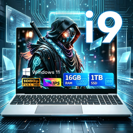 Windows 11 Gaming Computer Intel Core I9-10980HK Office Study Laptop 15.6 Inch 16GB RAM 1TB SSD Fingerprint Unlock Notebook