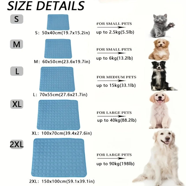 Dog Cooling Mat Summer Pet Cold Bed Extra Large For Small Big Dogs Pet Accessories Cat Durable Blanket - product image 2