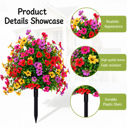 Flower Ball Topiary - artificial flowers for porch planters (photo 4 of 4)
