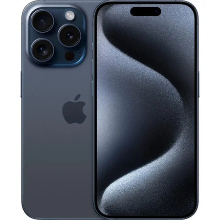 Apple iPhone 15 Pro A2848 (Fully Unlocked) 128GB Blue Titanium - Refurbished Excellent Condition