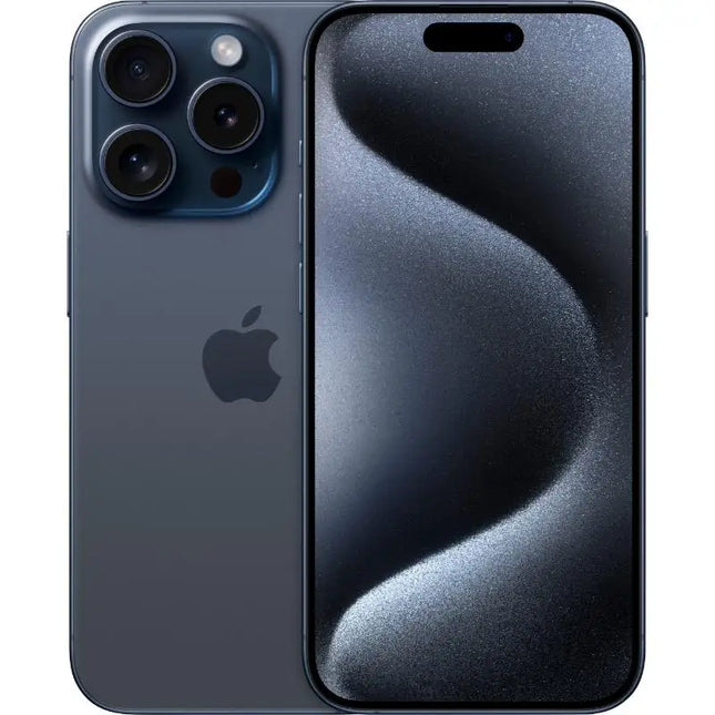 Apple iPhone 15 Pro A2848 (Fully Unlocked) 128GB Blue Titanium - Refurbished Excellent Condition