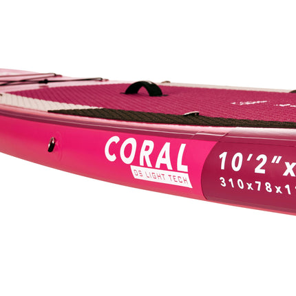 Aqua Marina CORAL 10'2" Inflatable Paddle Board All-Around Advanced SUP