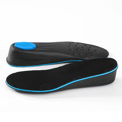 【Xxin】1.5/2.5/3.5cm Height Increase Insoles for Men and Women Memory Foam Arch Support Cushion Shoes Pads Size 35-46