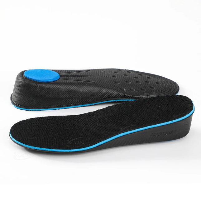 【Xxin】1.5/2.5/3.5cm Height Increase Insoles for Men and Women Memory Foam Arch Support Cushion Shoes Pads Size 35-46