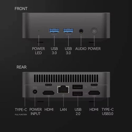 2026 Mini PC Windows 11 Pro Core i9 8950HK Portable Pc Gaming Computer 16GB RAM 512GB 1TB SSD WiFi 6 BT5.2 60Hz Desktop Pc Gamer