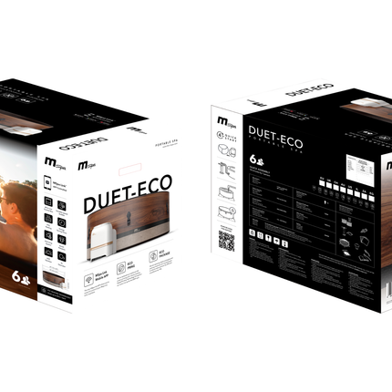 MSPA | DUET | Verto Series | Rigid Hot Tub & Spa | Upto 6 Person