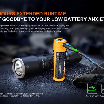 Fenix TK17 Dual Switch Tactical Flashlight