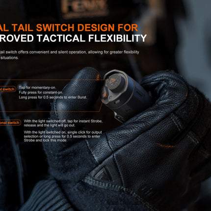 Fenix TK17 Dual Switch Tactical Flashlight