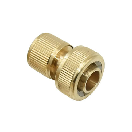 1/2 3/4 5/8 1" Thread Quick Connector Brass Garden Watering Adapter Drip Irrigation Copper Hose Quick Connector Fittings 1 Pcs