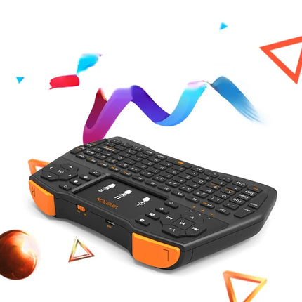 2.4G Tricolor Backlight Wireless Mouse Remote Control Multifunction Mouse and Keyboard Mini Touch Wireless