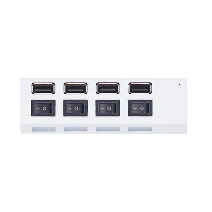 USB 2.0 Hub USB Hub 2.0 Multi USB Splitter Hub Use Power Adapter 4/7 Port Multiple Expander 2.0 USB Hub with - product image
