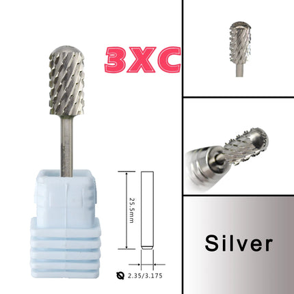6.6 Original Large Barrel Round Smooth top  steel Carbide nail drill bits Efrat Urieli linux OEM Customized packaging
