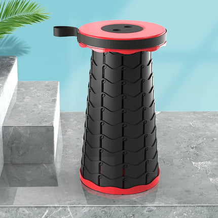 Portable Folding Telescopic Stool Lightweight Plastic Subway Queuing Chair Outdoor Camping Chair Fishing Seat