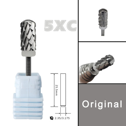 6.6 Original Large Barrel Round Smooth top  steel Carbide nail drill bits Efrat Urieli linux OEM Customized packaging