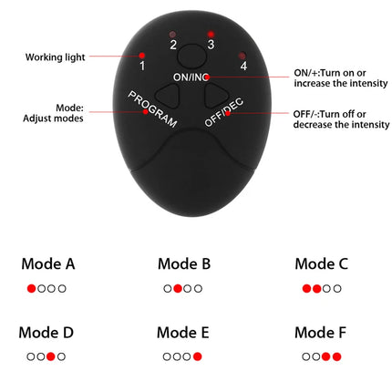 Electric Muscle Stimulator Wireless Buttocks Hip Trainer Abdominal ABS Stimulator Fitness Body Slimming Massager