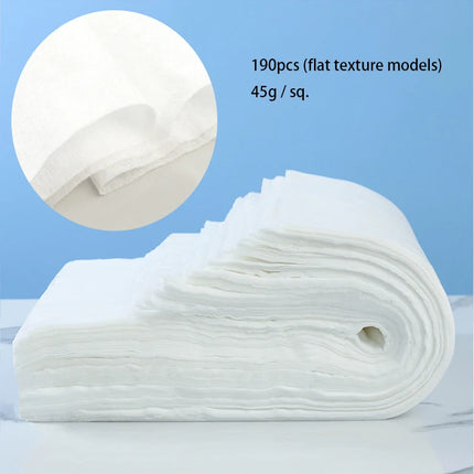 190 Pcs Non-Woven Towel for Outdoor Travel 28 x 58cm Travel Towel Non-Woven SPA Salon Towel, Beauty Foot Bath Disposable Towel