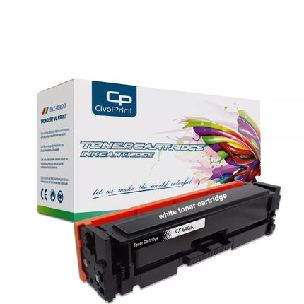 Civoprint M254 M254dw 254nw 203A CF540A Transfer White Toner Cartridge Compatible for HP Laser Printer Toner Cartridge