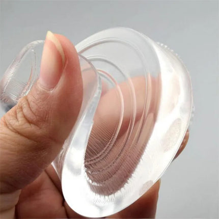 Silicone Gel Height Increase Insole Heel Lifting Inserts Shoe Foot Care Protector Elastic Cushion Arch Support Insert for Unisex