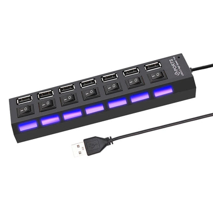 USB 2.0 Hub USB Hub 2.0 Multi USB Splitter Hub Use Power Adapter 4/7 Port Multiple Expander 2.0 USB Hub with - product image