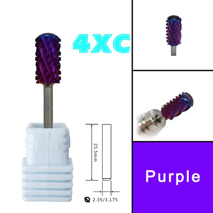 6.6 Original Large Barrel Round Smooth top  steel Carbide nail drill bits Efrat Urieli linux OEM Customized packaging