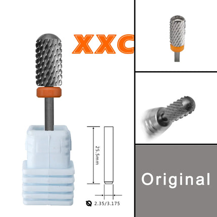 6.6 Original Large Barrel Round Smooth top  steel Carbide nail drill bits Efrat Urieli linux OEM Customized packaging