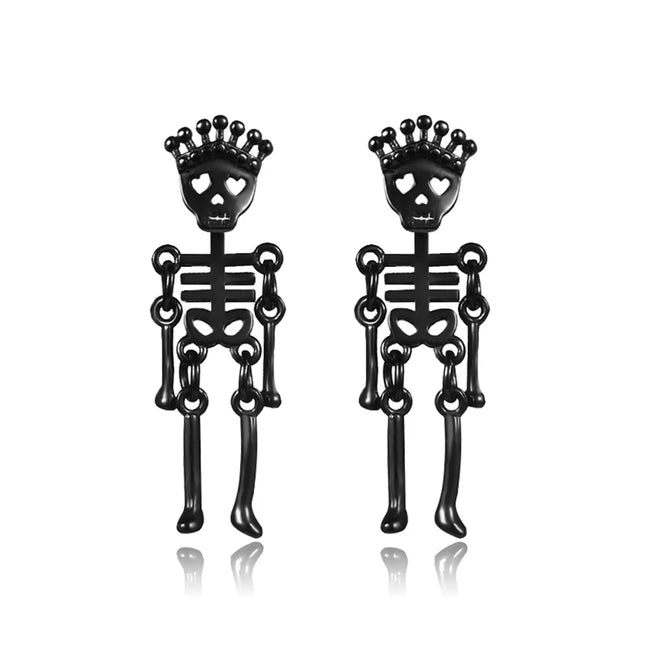 Small Black Punk Stud Earrings For Women Men Boy 2020 New Fashion Zircon Geometry Stainless Steel - product image 2