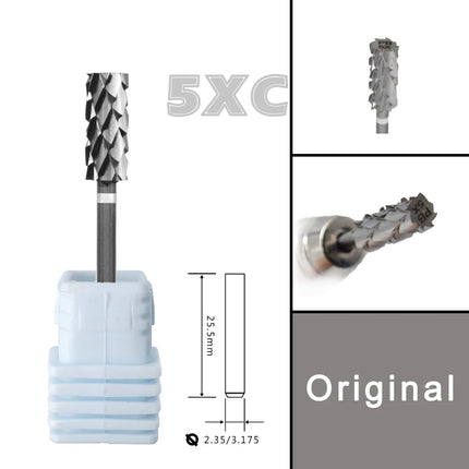 RolinStar 5.35 Small barrel Silver  steel Carbide nail drill bits milling cutter german accessories