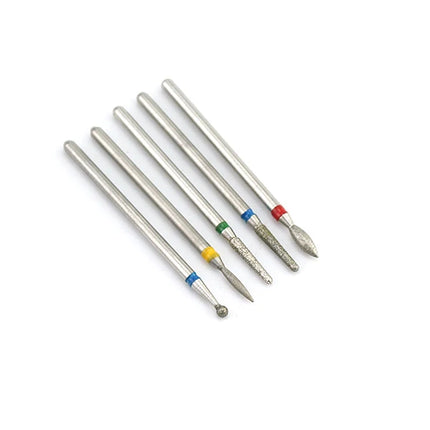 18 Types Nail Rotary Drill Bits Diamond Milling Cutters for Manicure Nail Art Set Silicon Cutters Pedicure Machine Accessories