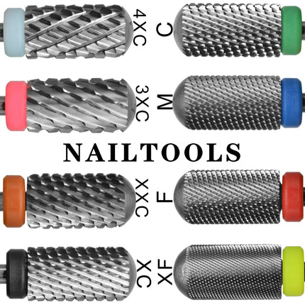 6.6 Original Large Barrel Round Smooth top  steel Carbide nail drill bits Efrat Urieli linux OEM Customized packaging