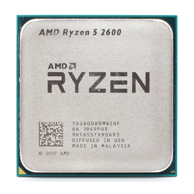 AMD Ryzen 5 R5 2600 3,4 GHz 6-Kern 12-Thread CPU Prozessor Sockel AM4