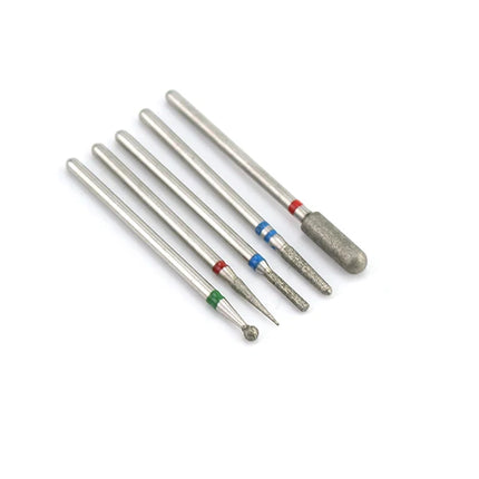 18 Types Nail Rotary Drill Bits Diamond Milling Cutters for Manicure Nail Art Set Silicon Cutters Pedicure Machine Accessories