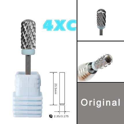 6.6 Original Large Barrel Round Smooth top  steel Carbide nail drill bits Efrat Urieli linux OEM Customized packaging