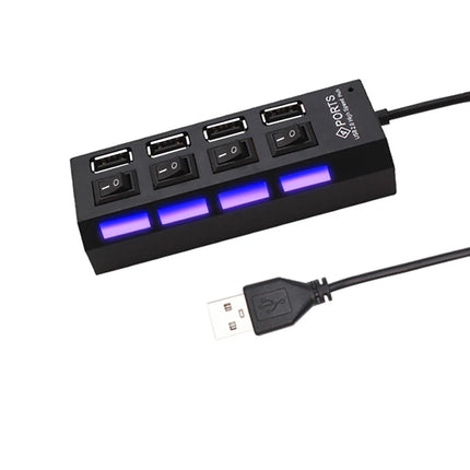 USB 2.0 Hub USB Hub 2.0 Multi USB Splitter Hub Use Power Adapter 4/7 Port Multiple Expander 2.0 USB Hub with - product image