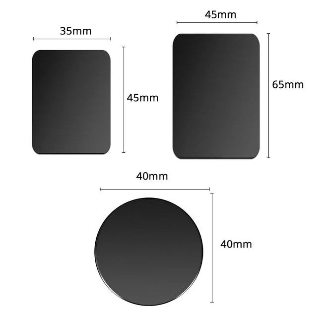 Metallplatte für Handyhalterung Magnetische Universal-Eisenblech-Scheibenaufkleber-Halterung Handy-Magnetständer für iPhone