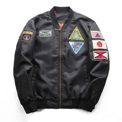 DIMUSI Bomber Jacket Mens Ma-1 Flight Jacket Pilot Air Force Male Ma1 Army Green Military motorcycle Jacket and Coats 6XL,TA039