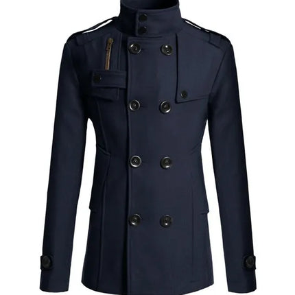 2026 New Men's Wool Overcoat Long Suit Men Woolen Windbreaker Man Woollen Coat Outer for Men Casual Wear Brand Mens Clothing