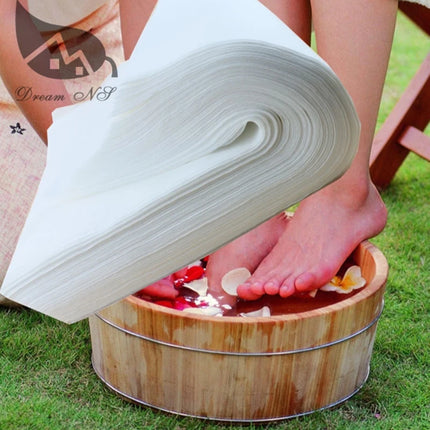 190 Pcs Non-Woven Towel for Outdoor Travel 28 x 58cm Travel Towel Non-Woven SPA Salon Towel, Beauty Foot Bath Disposable Towel