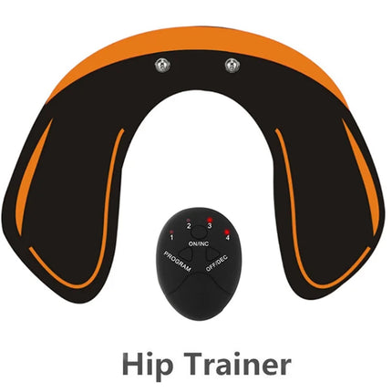 Electric Muscle Stimulator Wireless Buttocks Hip Trainer Abdominal ABS Stimulator Fitness Body Slimming Massager